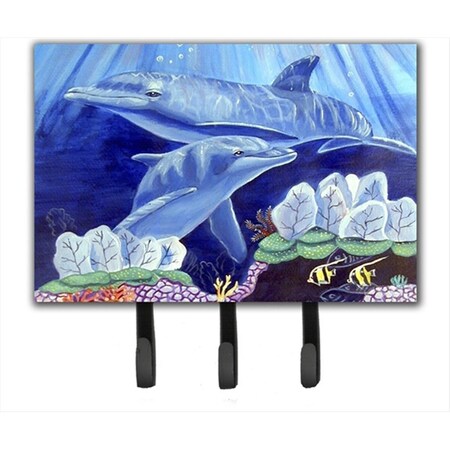 Carolines Treasures Dolphin under the sea Leash Holder or Key Hook 7080TH68